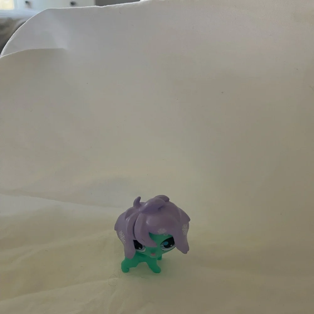 Littlest Pet Shop Teal and Purple Advent Sheepdog Dog #2829 rare